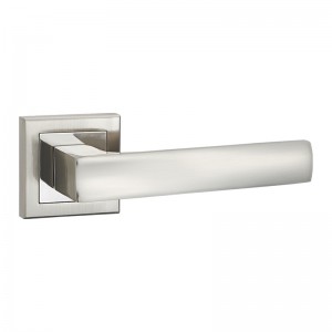 Maçaneta da porta em liga de alumínio de arte angular exclusiva (A17-A1007)